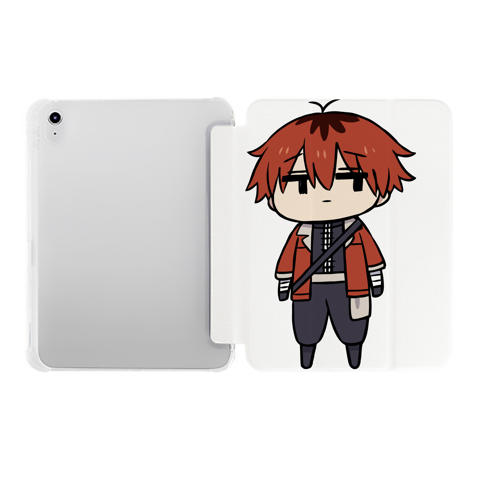 （画像用） 葬送のフリーレン Frieren IPad ケース ペン収納付き 三つ折りスタンド PUレザー×シリコン 対応機種9.5/10.5/10.9インチ
